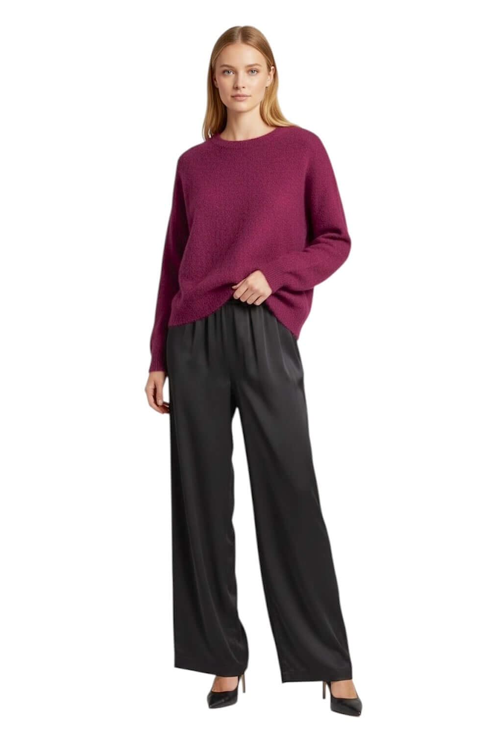 Le îls wine red pullover