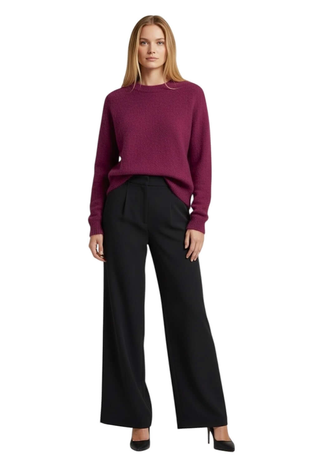 Le îls wine red pullover