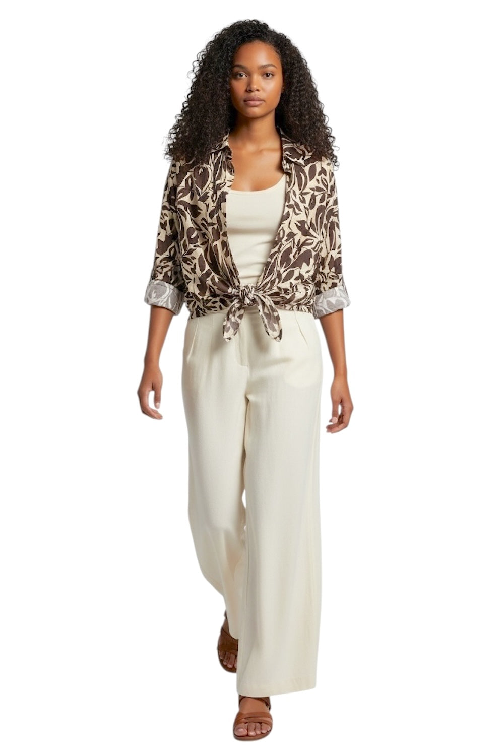 Susy Mix brown shirt