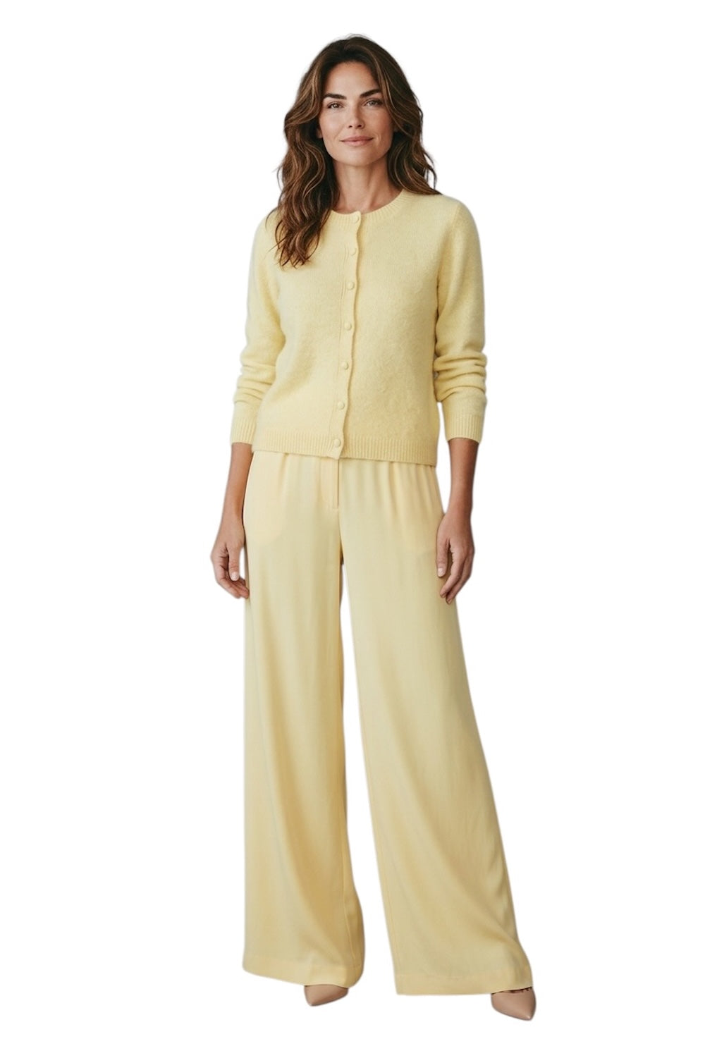 Le îls yellow cardigan