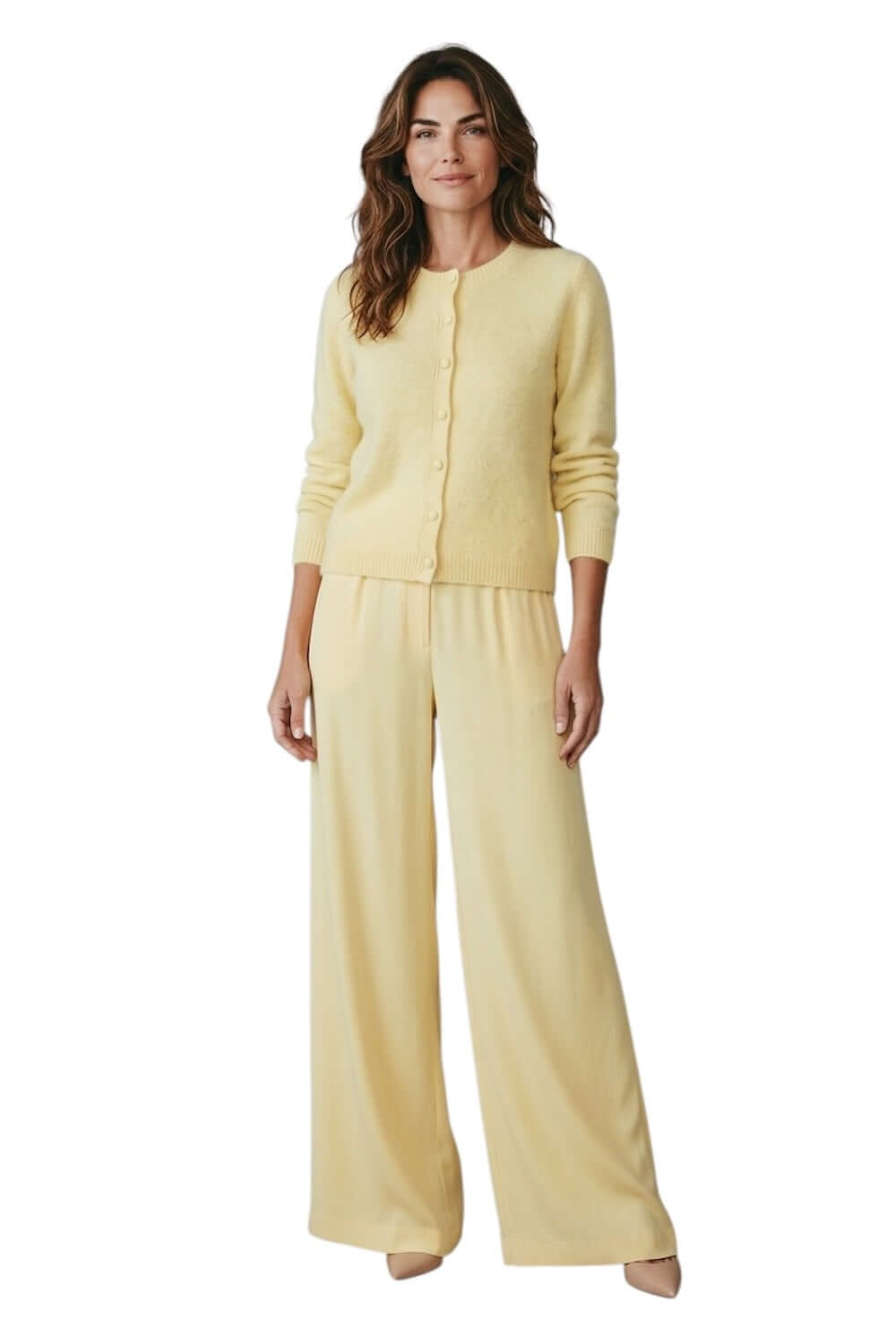 Le îls yellow cardigan