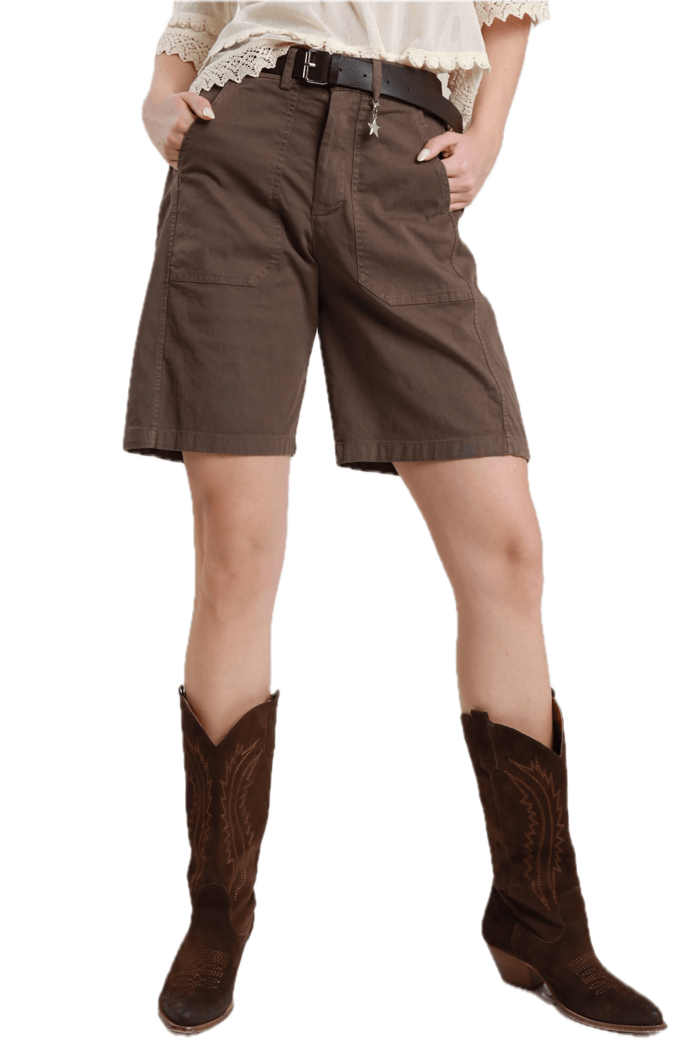 Susy Mix brown bermuda