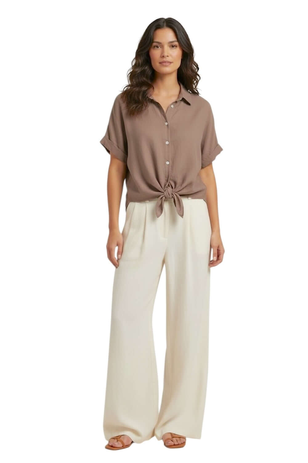 Susy Mix brown shirt