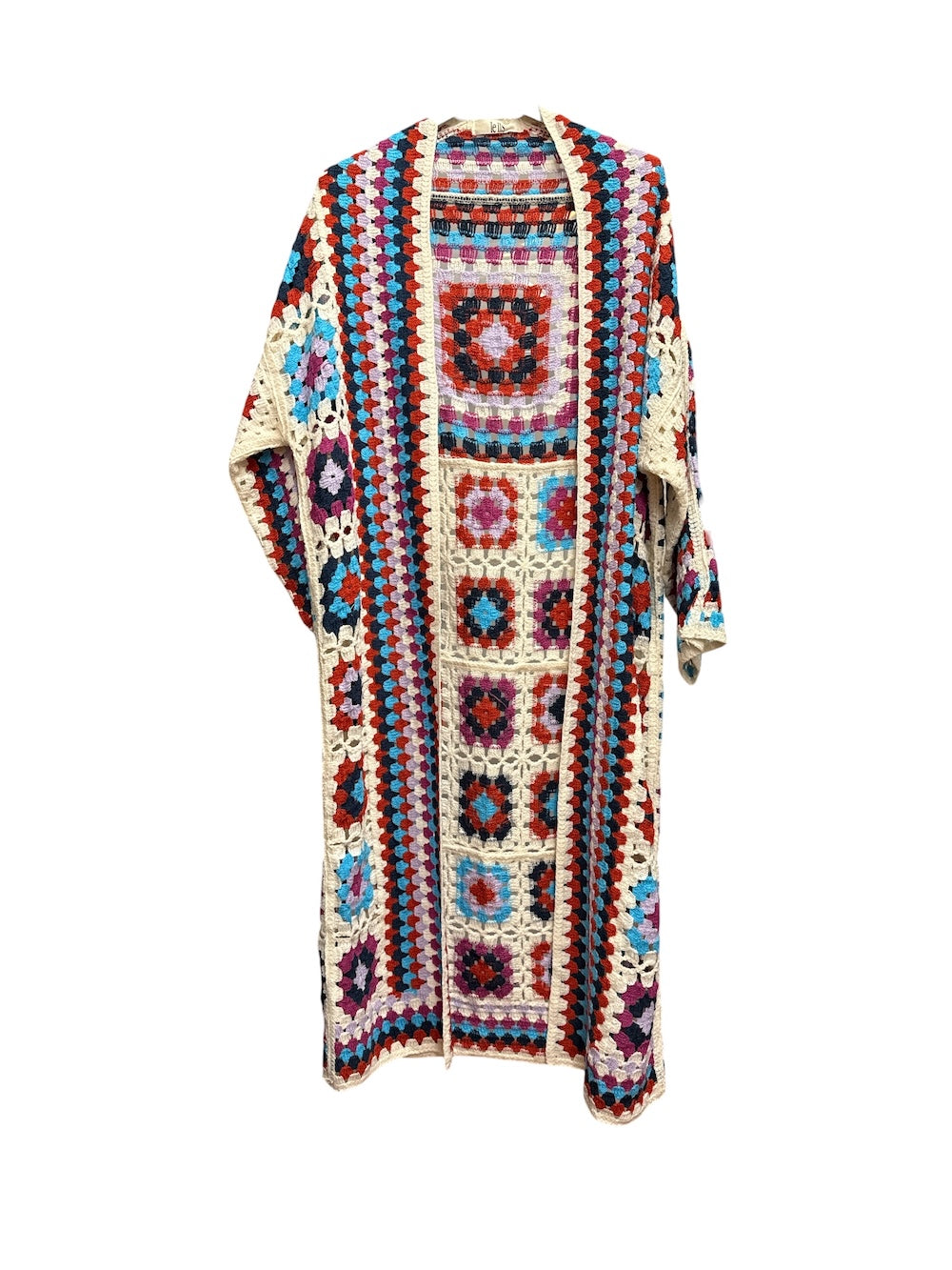 Le îls multicolor red cardigan