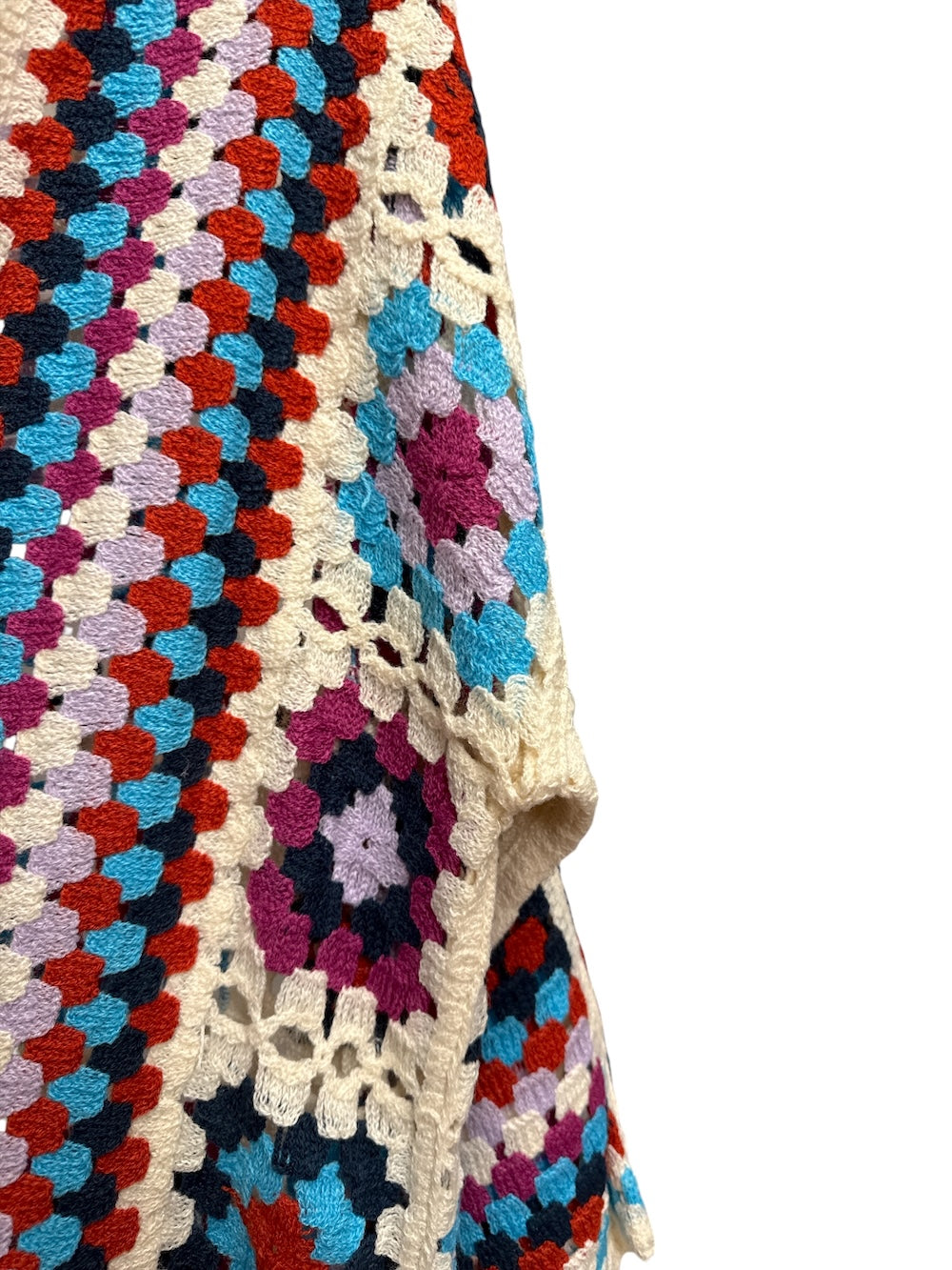 Le îls multicolor red cardigan