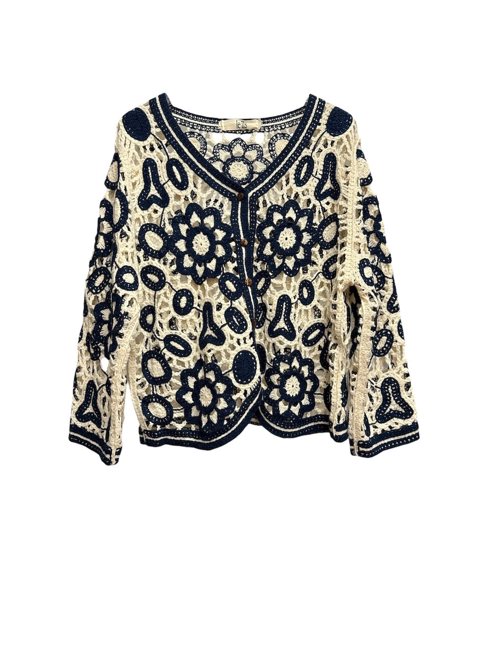 Le îls blue cardigan