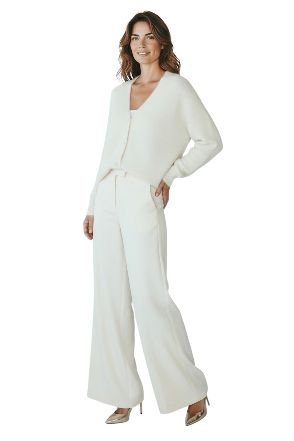Le îls cream cardigan