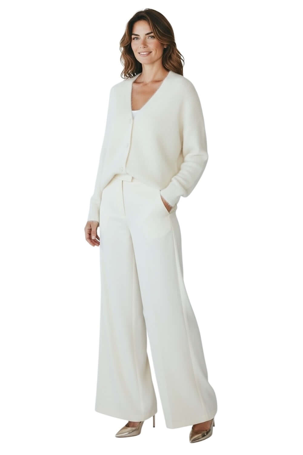 Le îls cream cardigan