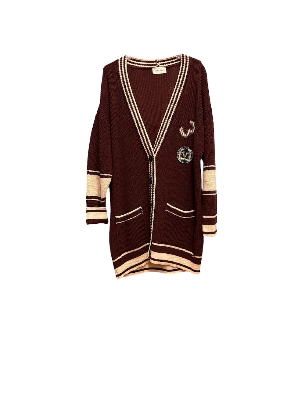 Vicolo bordeaux cardigan