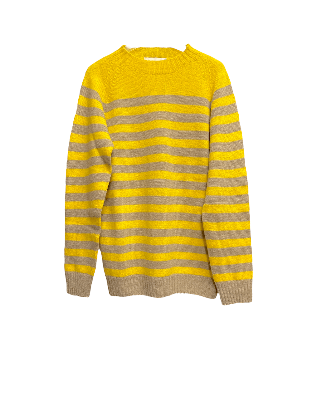 Vicolo yellow came line pullover