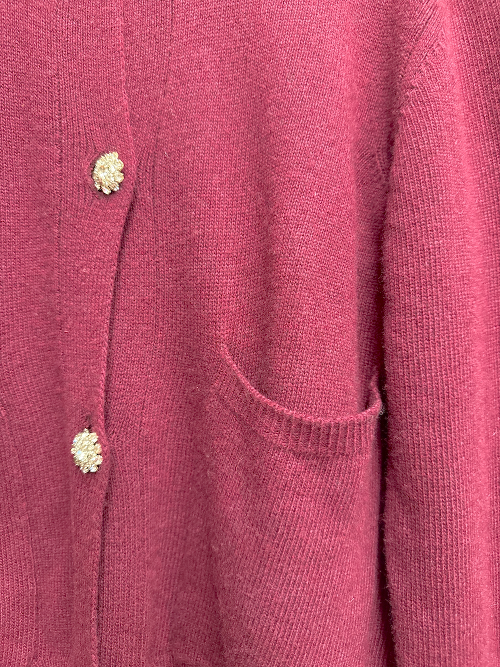 Vicolo jewel bordeaux cardigan