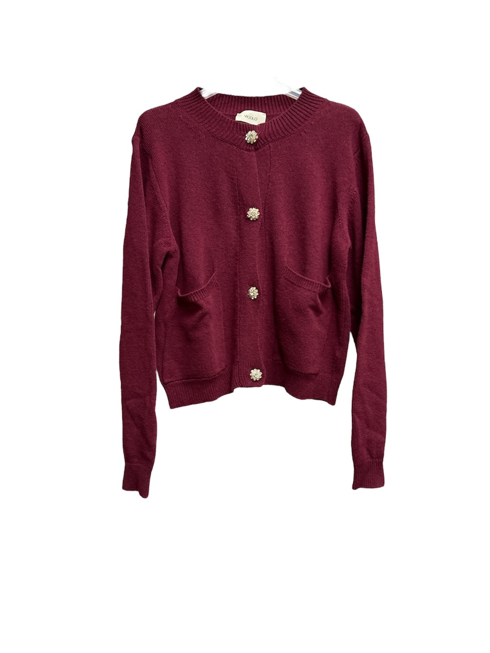Vicolo jewel bordeaux cardigan