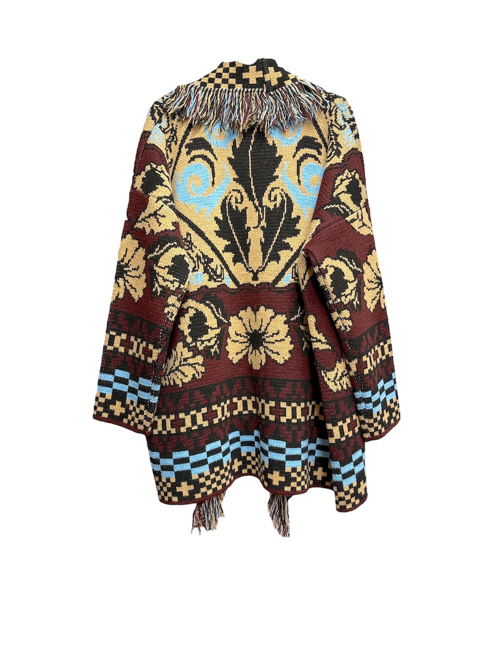 Vicolo multicolor wine cardigan