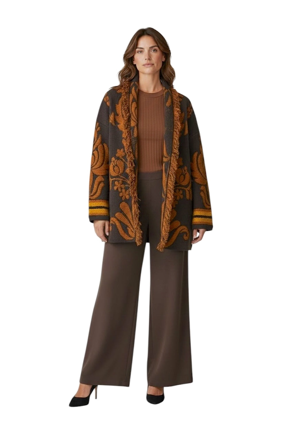 Vicolo bordeaux cardigan
