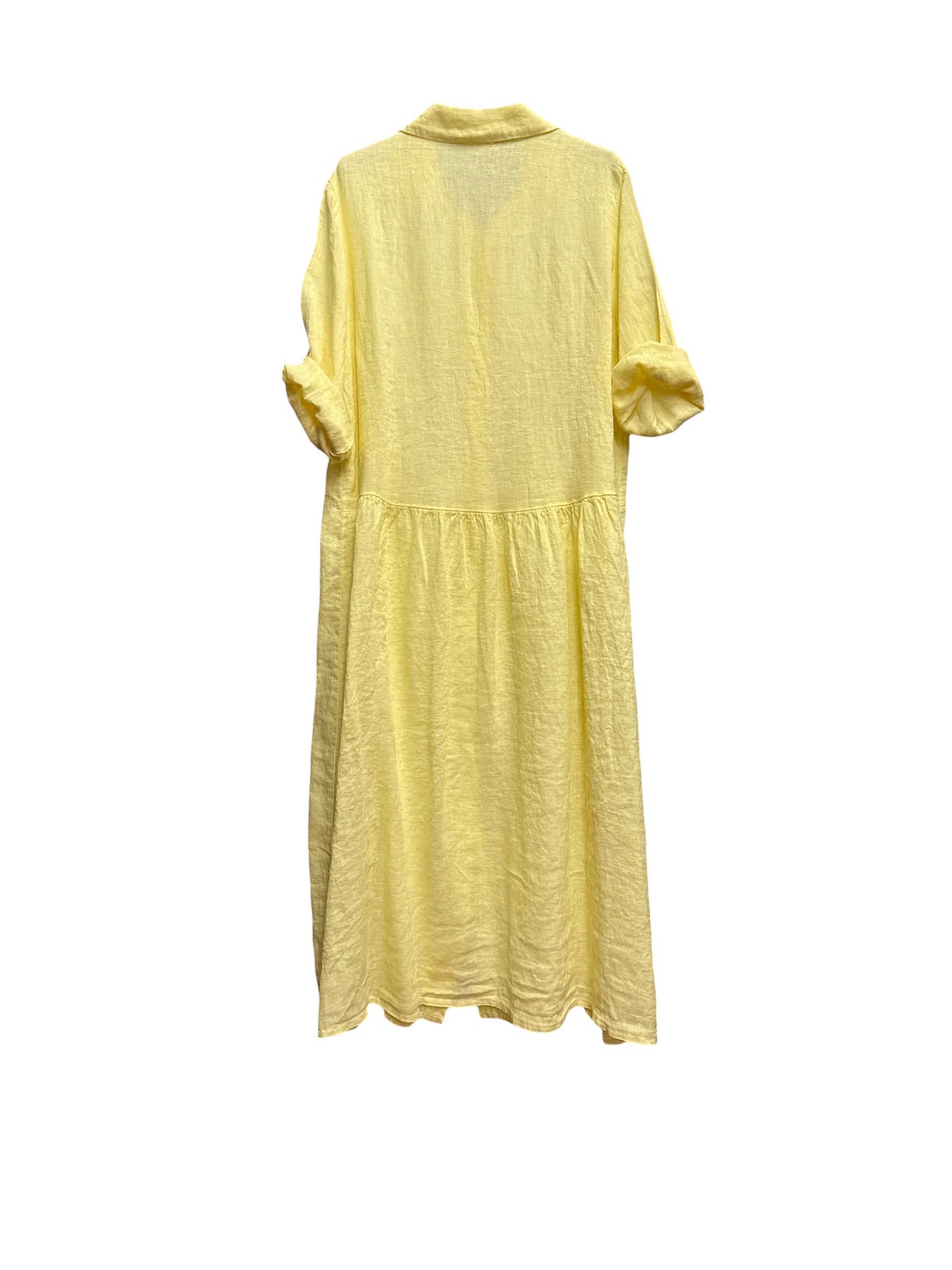 Le îls yellow chemisier dress