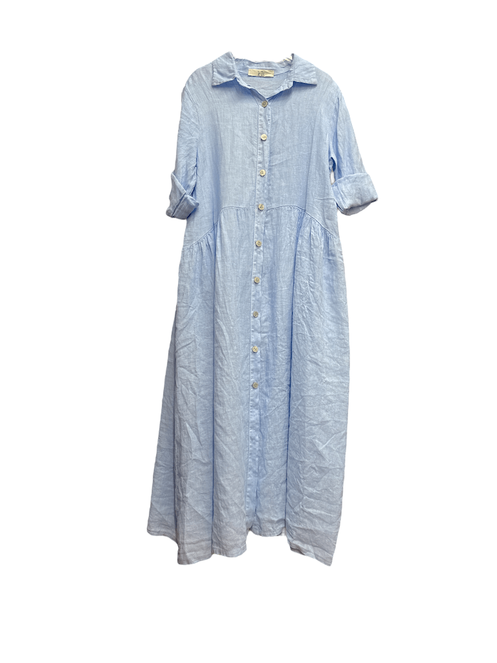 Le îls light blue chemisier dress