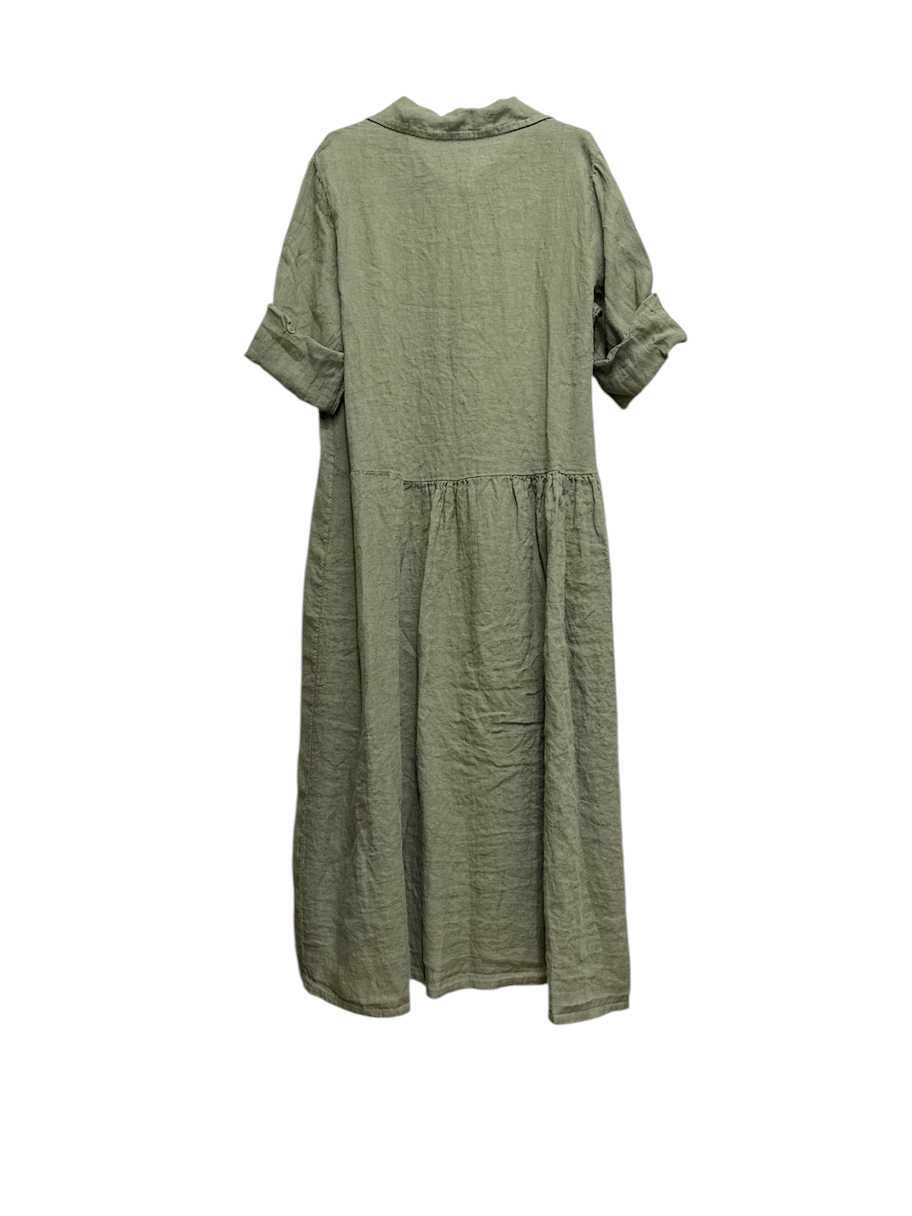 Le îls green chemisier dress