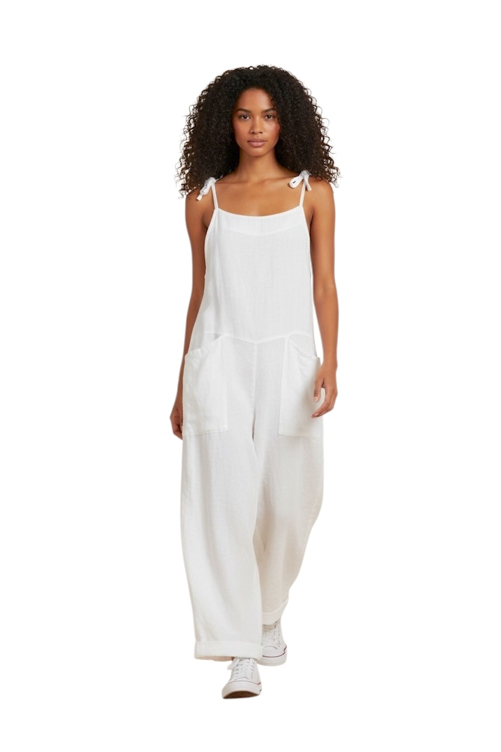 Le îls white overalls