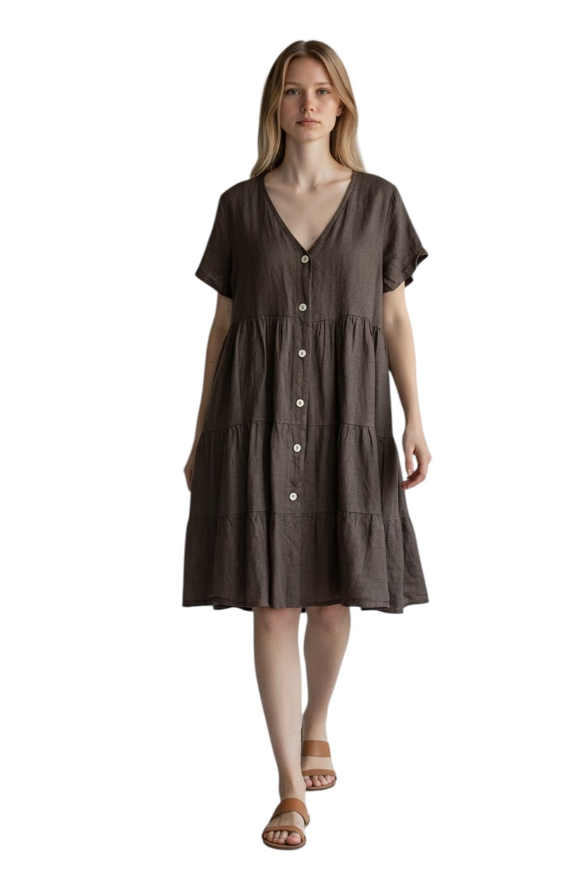Le îls brown dress