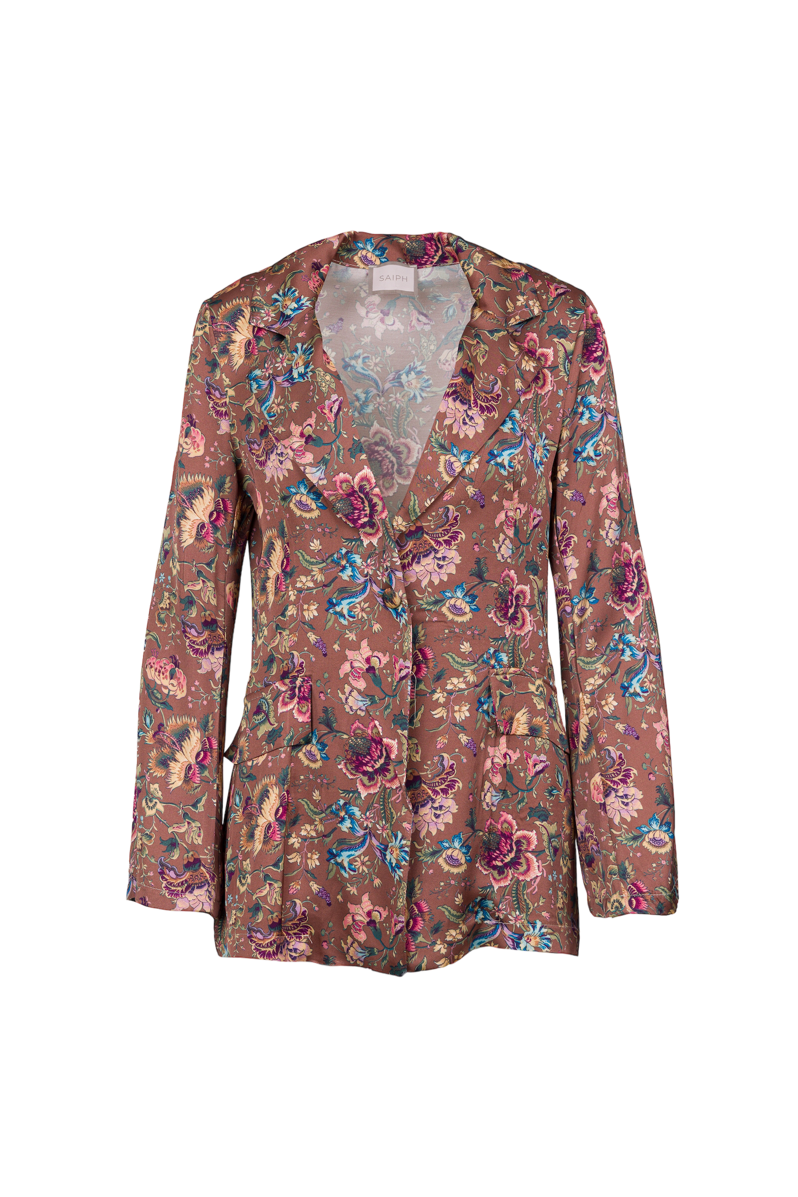 Blazer Saiph con fiori di fango