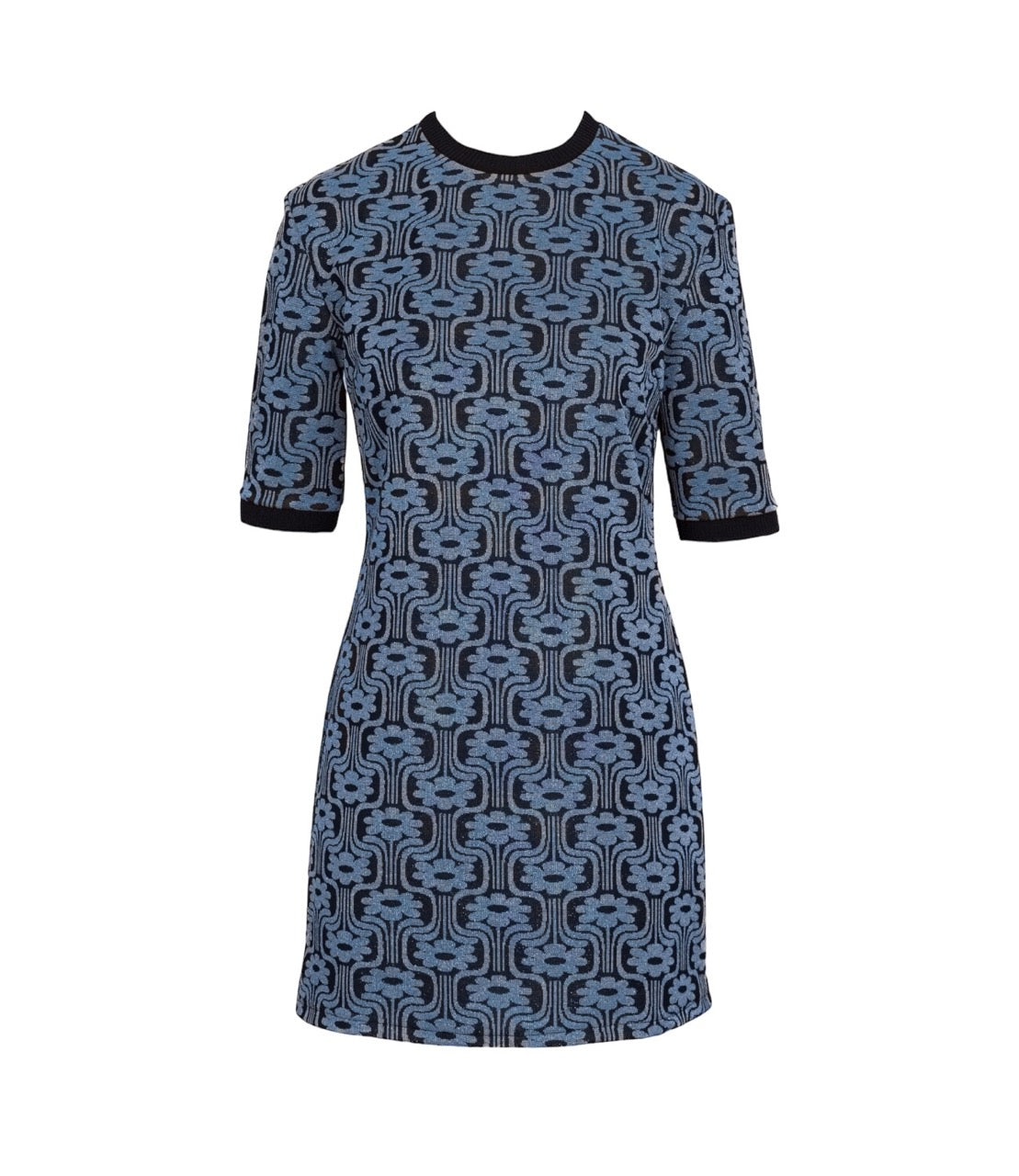 Saiph light blue print dress