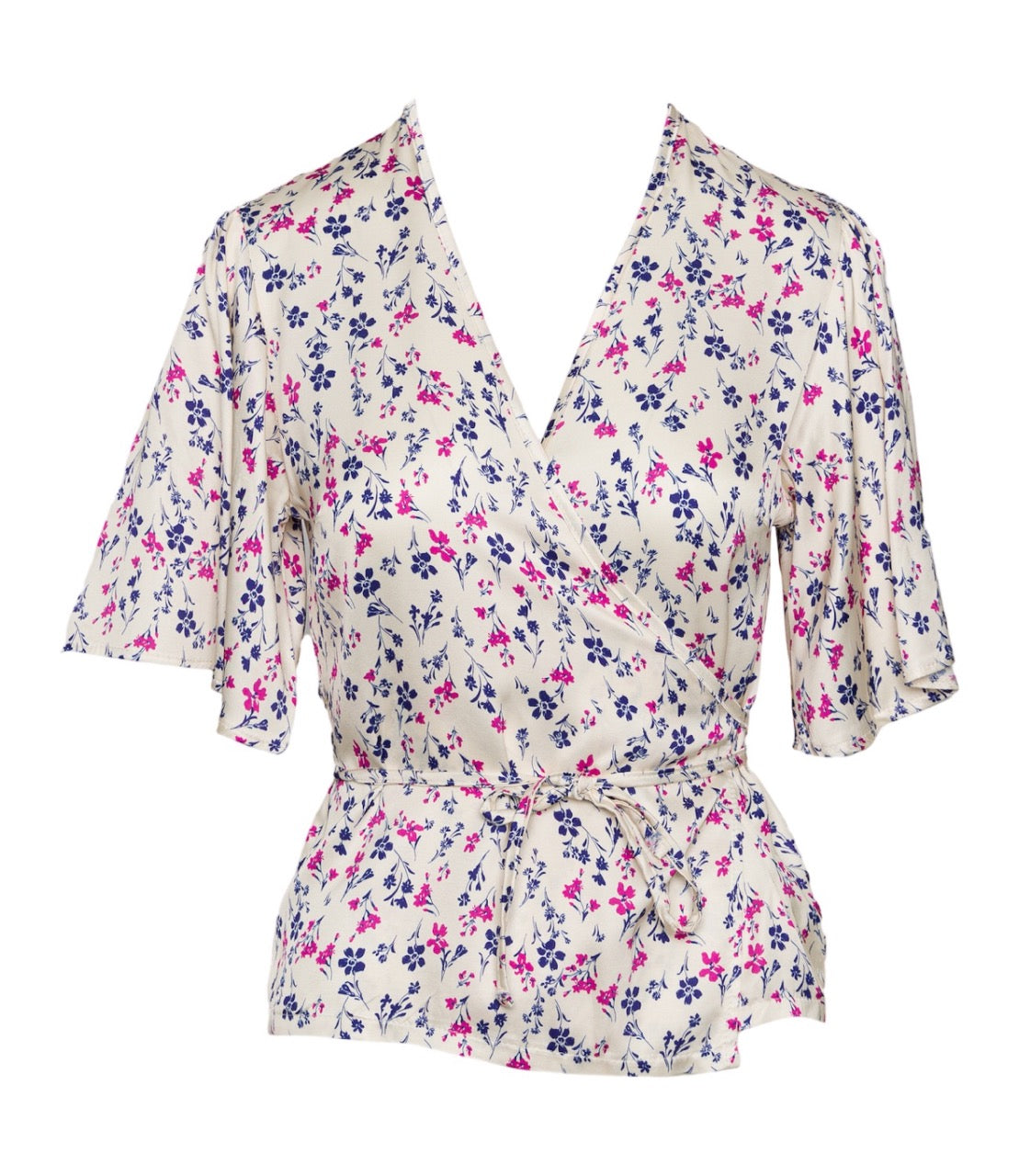 Saiph floral cream print shirt