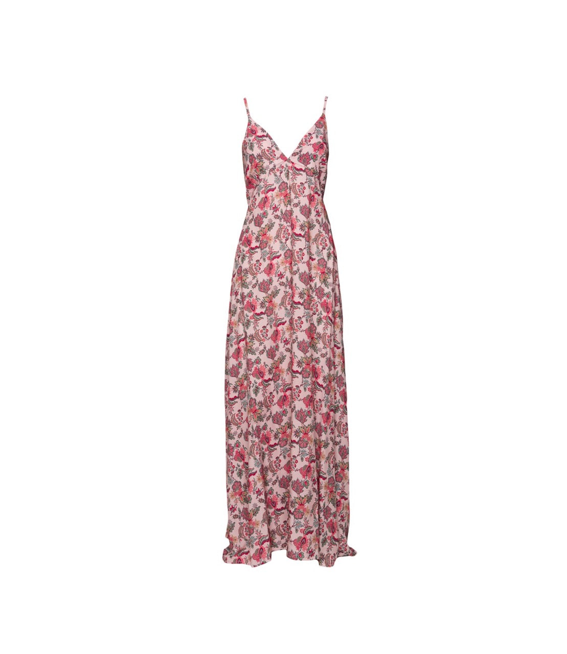 Saiph flower print pink long dress
