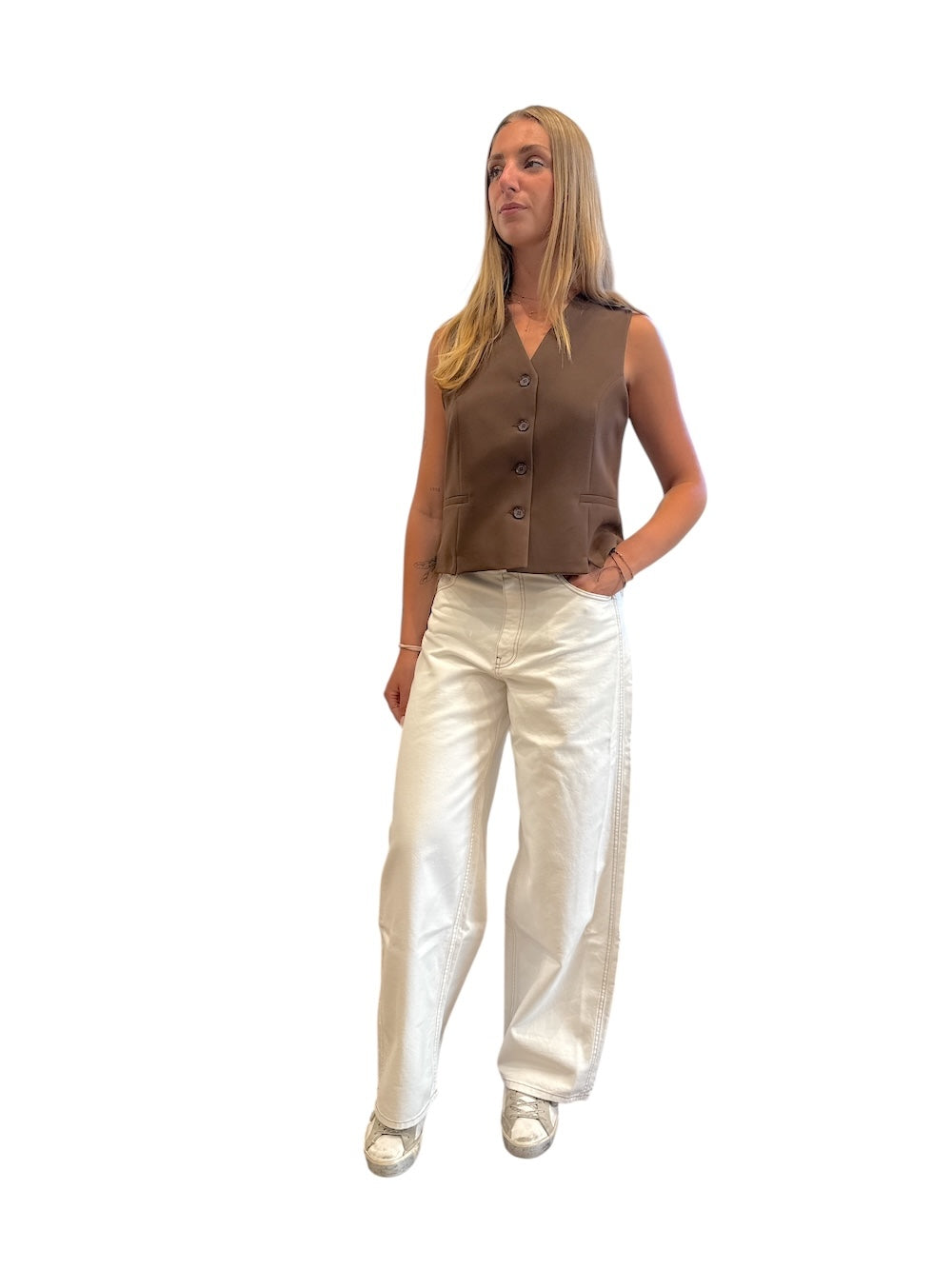 Saiph brown vest