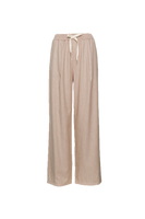 Saiph beige pinstriped pants