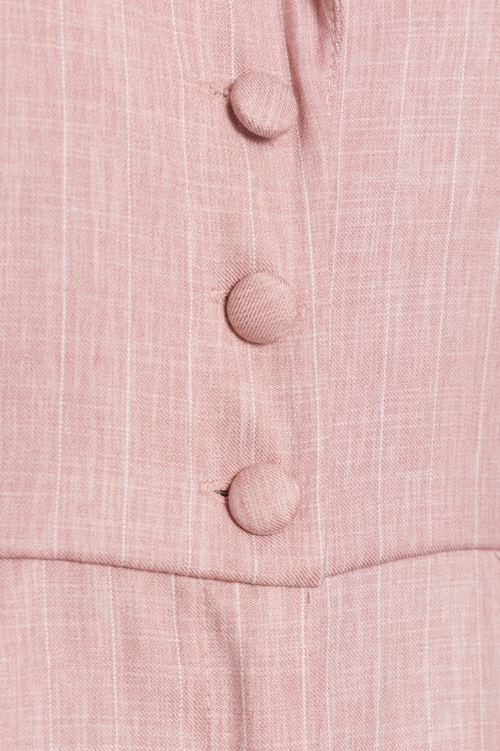 Saiph pink pinstriped overalls