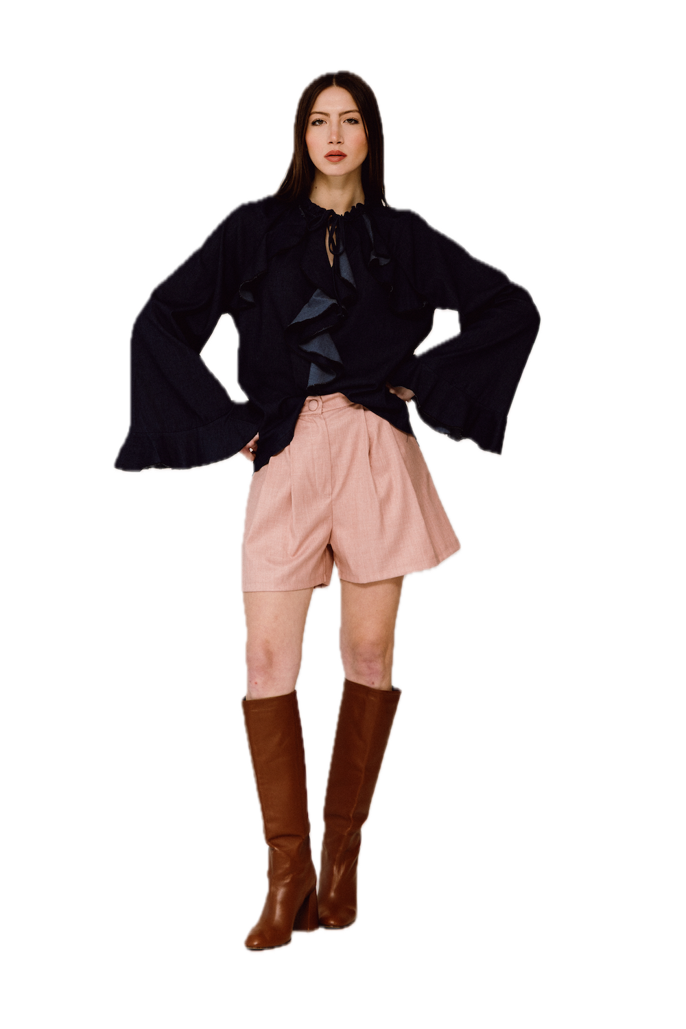 Saiph blue jeans shirt