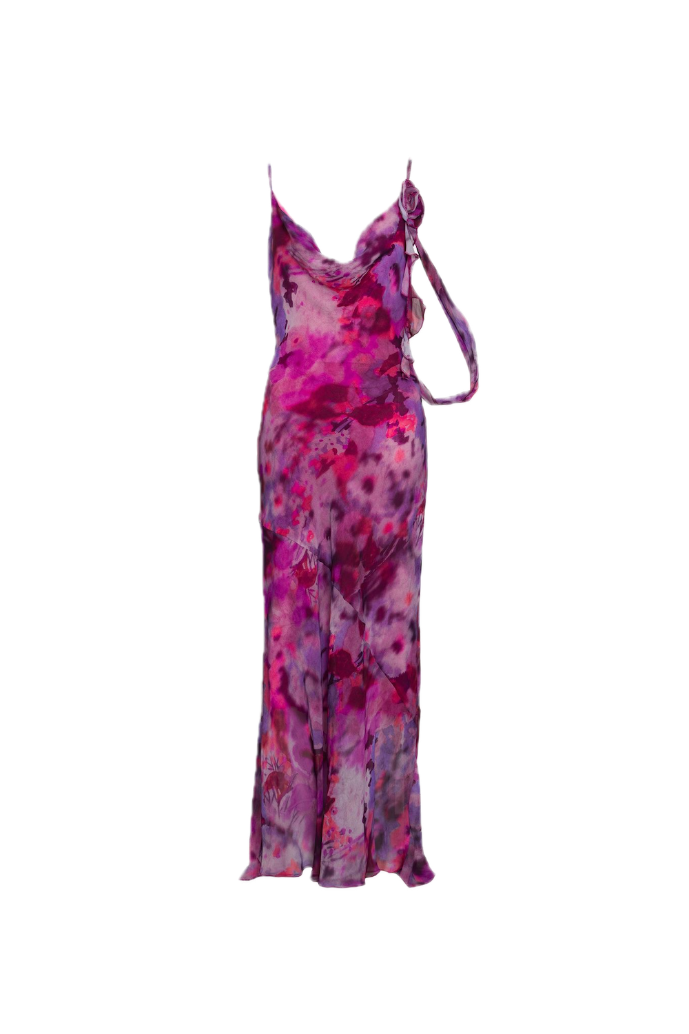 Saiph purple long dress
