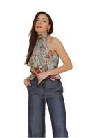 Saiph light blue top