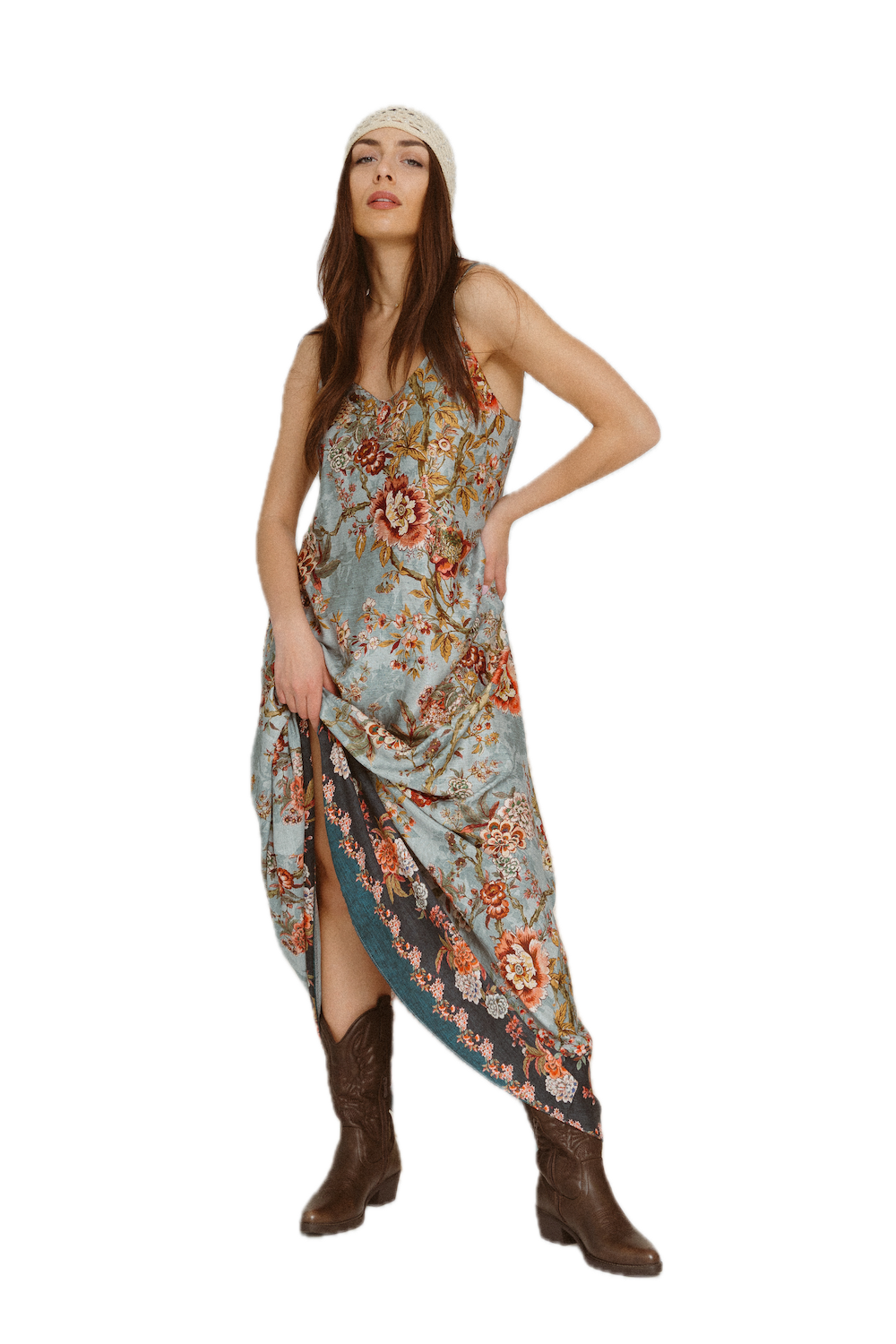 Saiph light blue dress