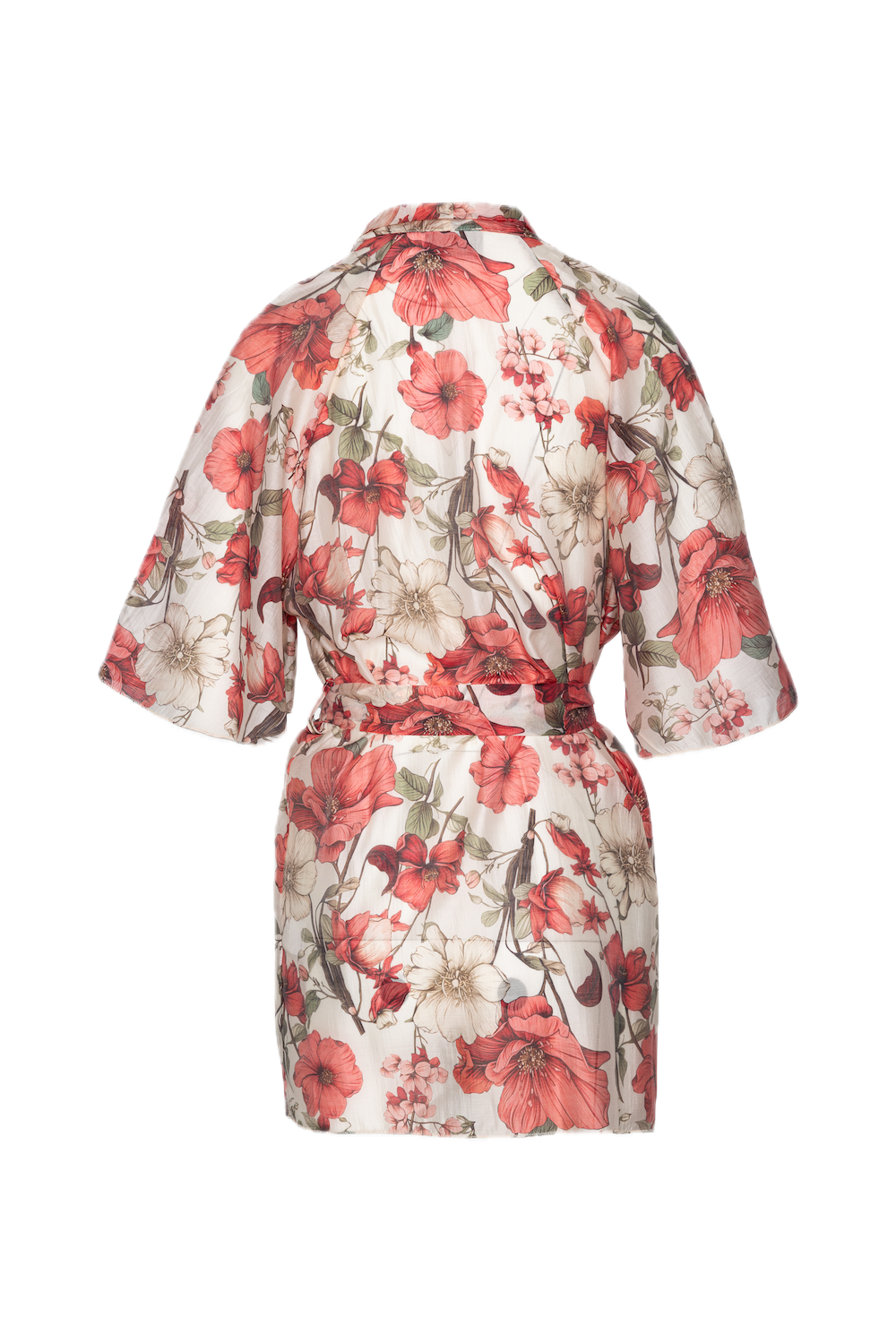 Camicia kimono rossa Saiph