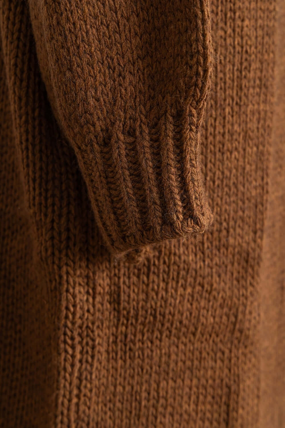 Saiph braune lange Strickjacke