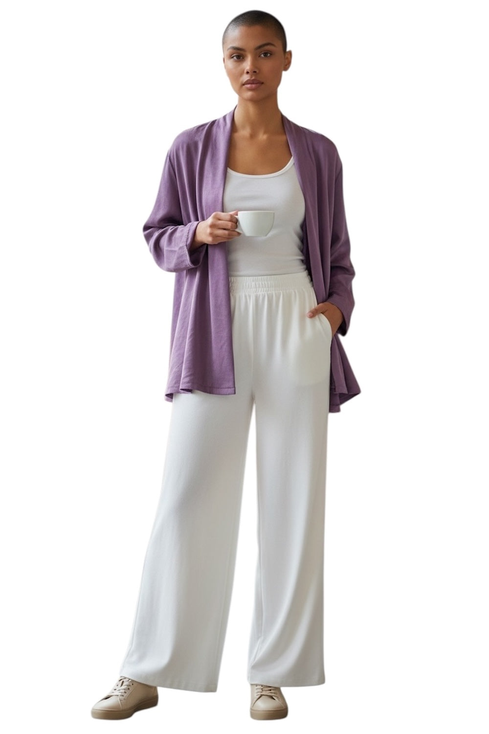 Saiph lavender kimono jacket