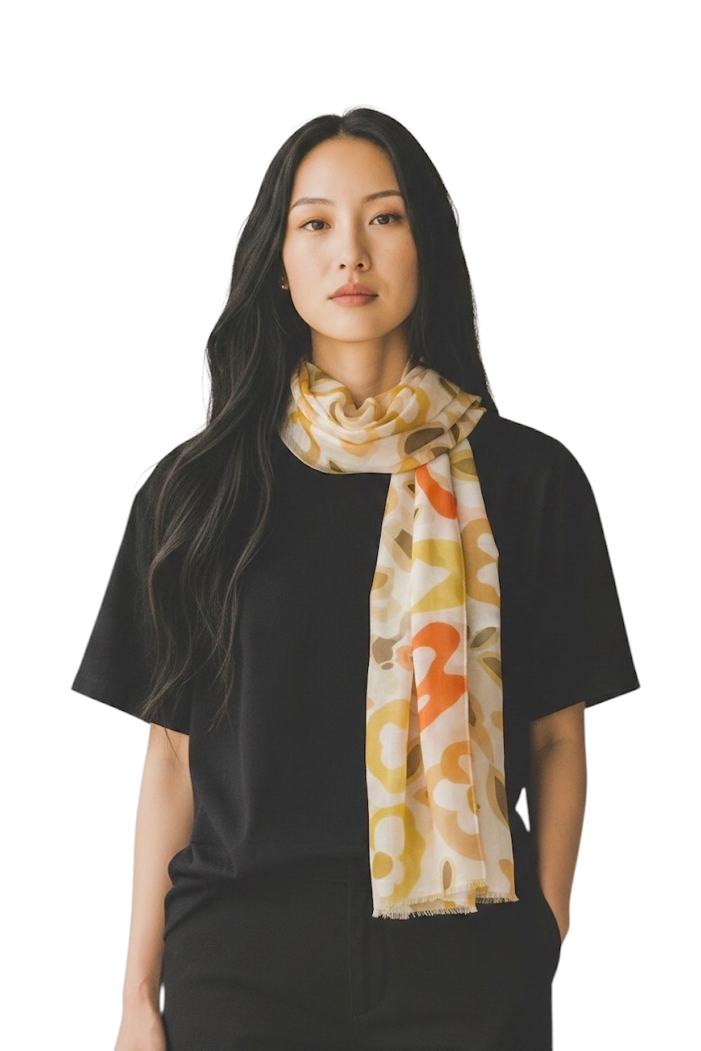 Susy Mix yellow scarf