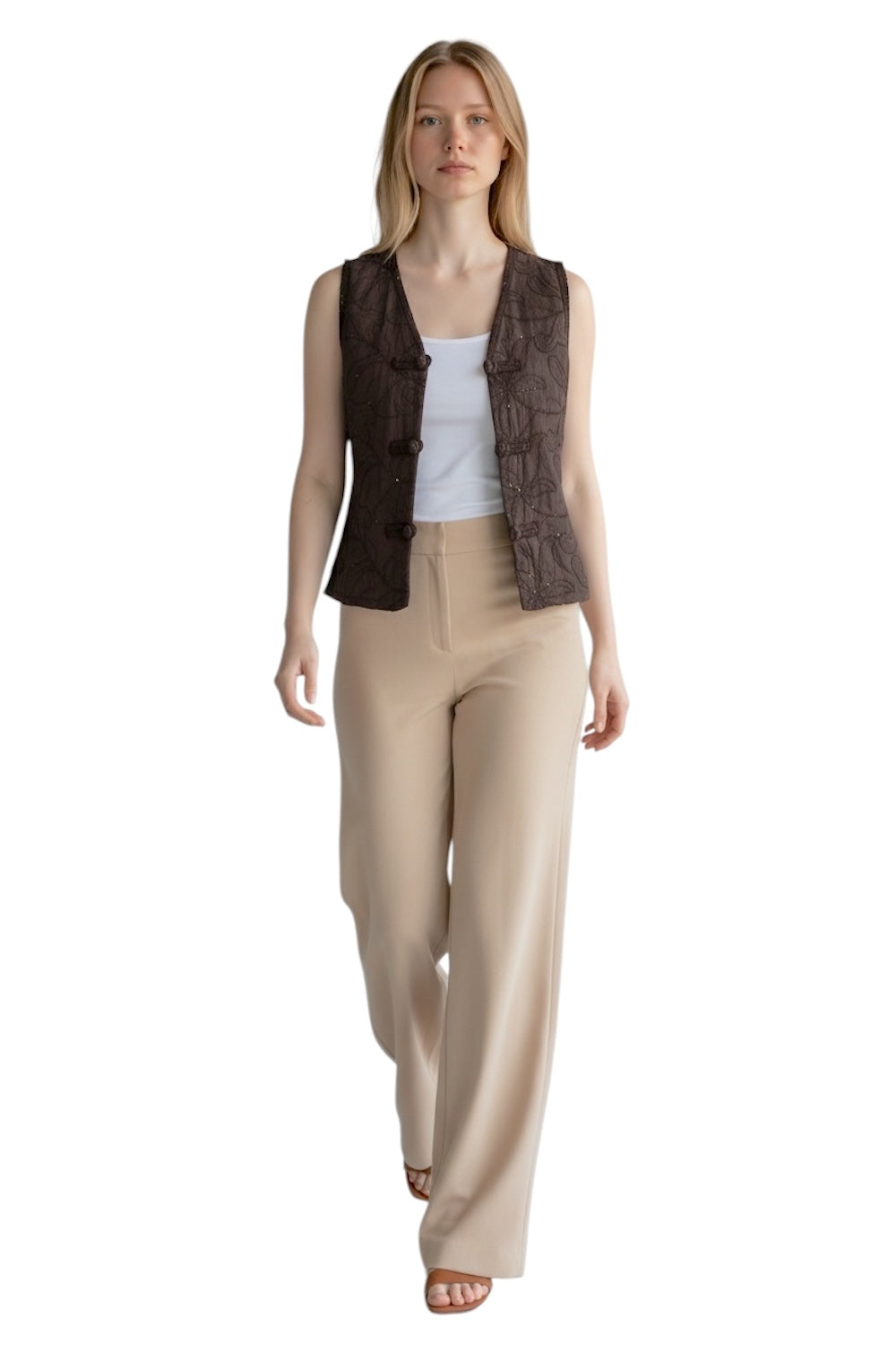 Saiph brown gilet