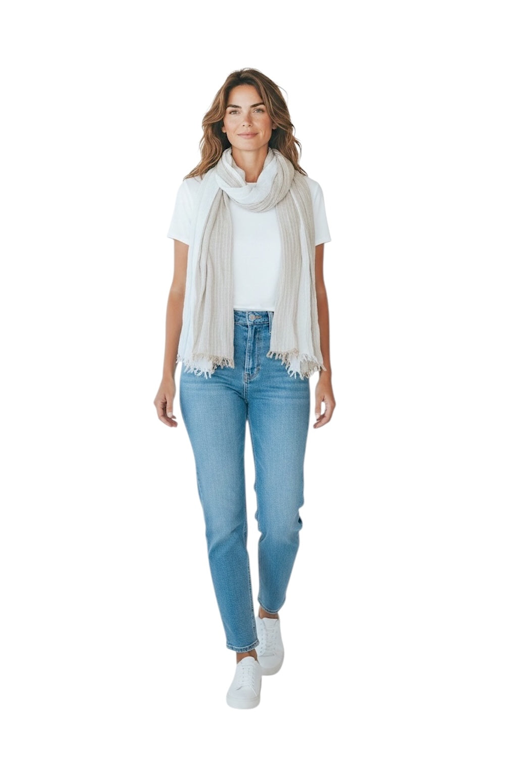 Susy Mix beige scarf