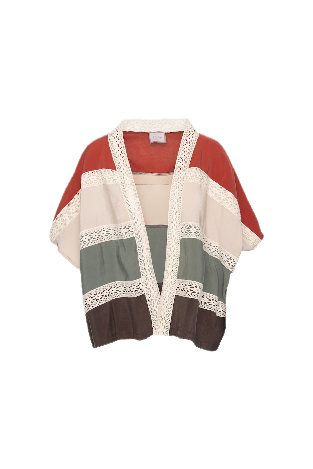 Saiph multicolored line kimono