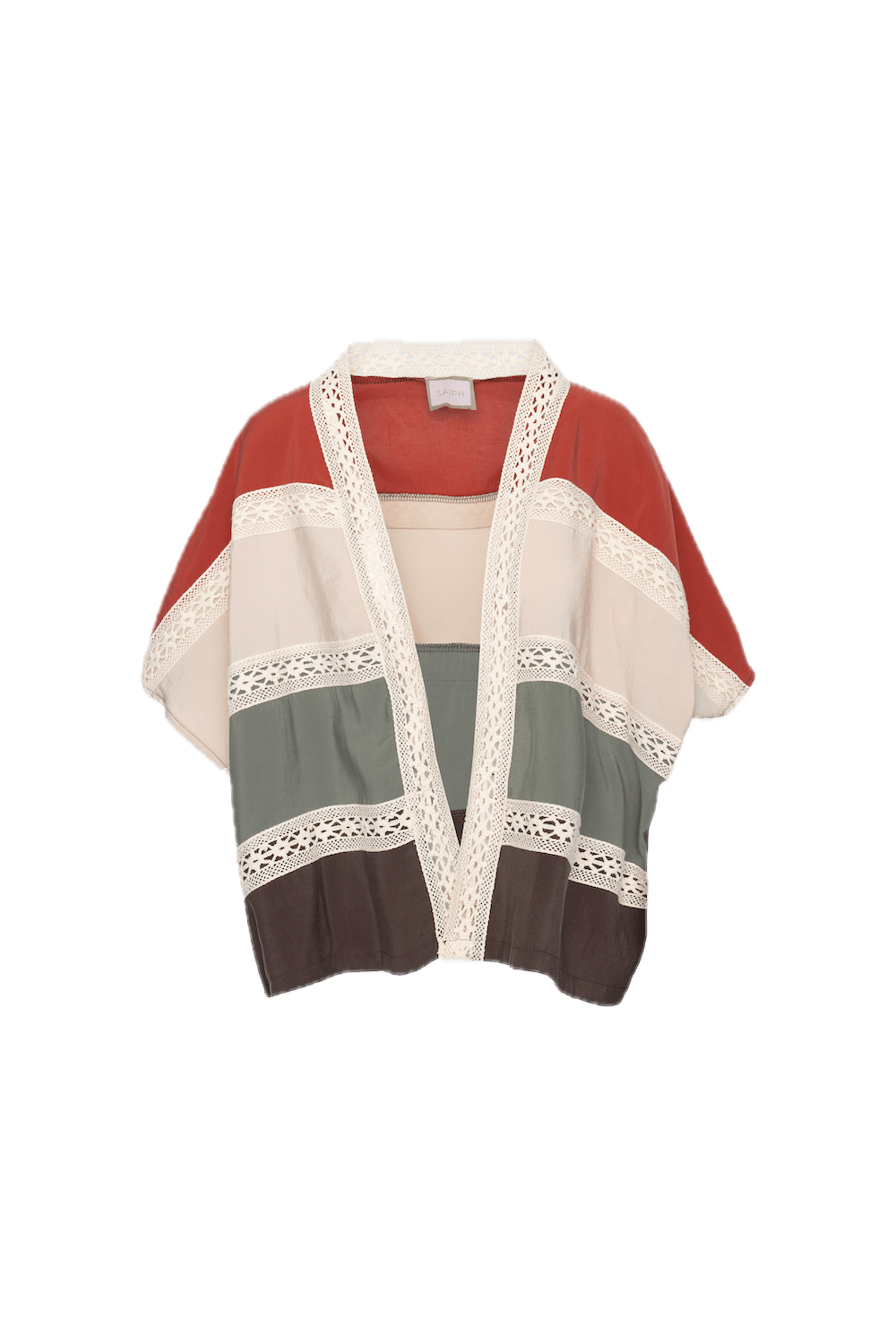 Saiph multicolored line kimono