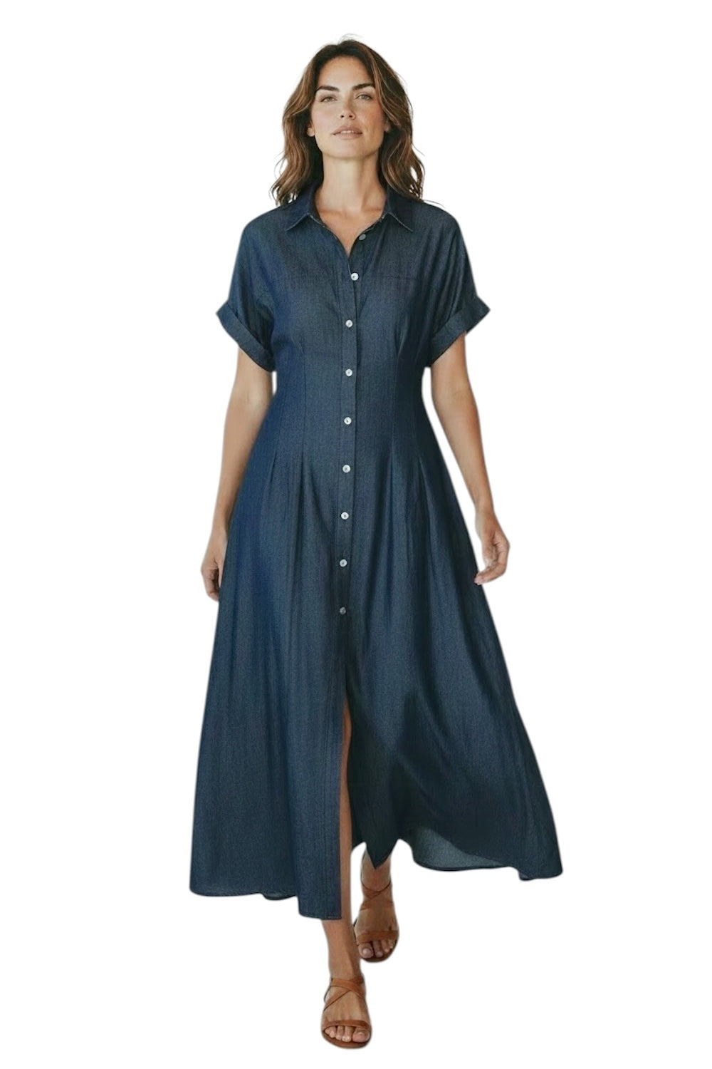 Saiph blue chemisier dress