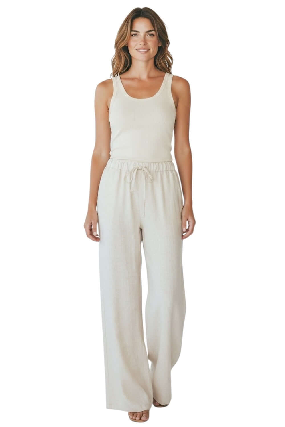 Pantaloni beige Saiph