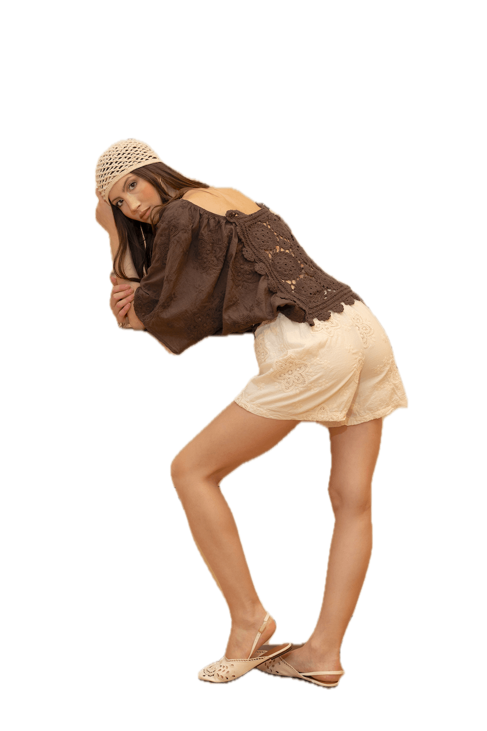 Saiph dark brown shirt
