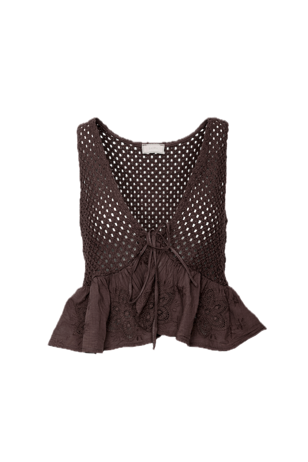 Saiph dark brown gilet