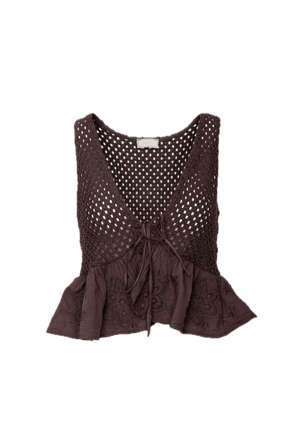 Saiph dark brown gilet