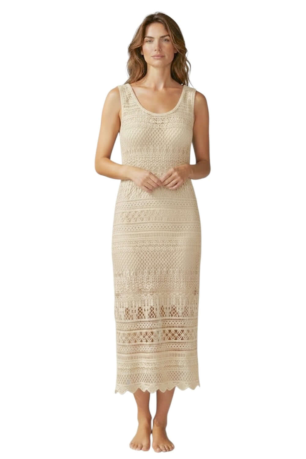 Saiph cremefarbenes Kleid