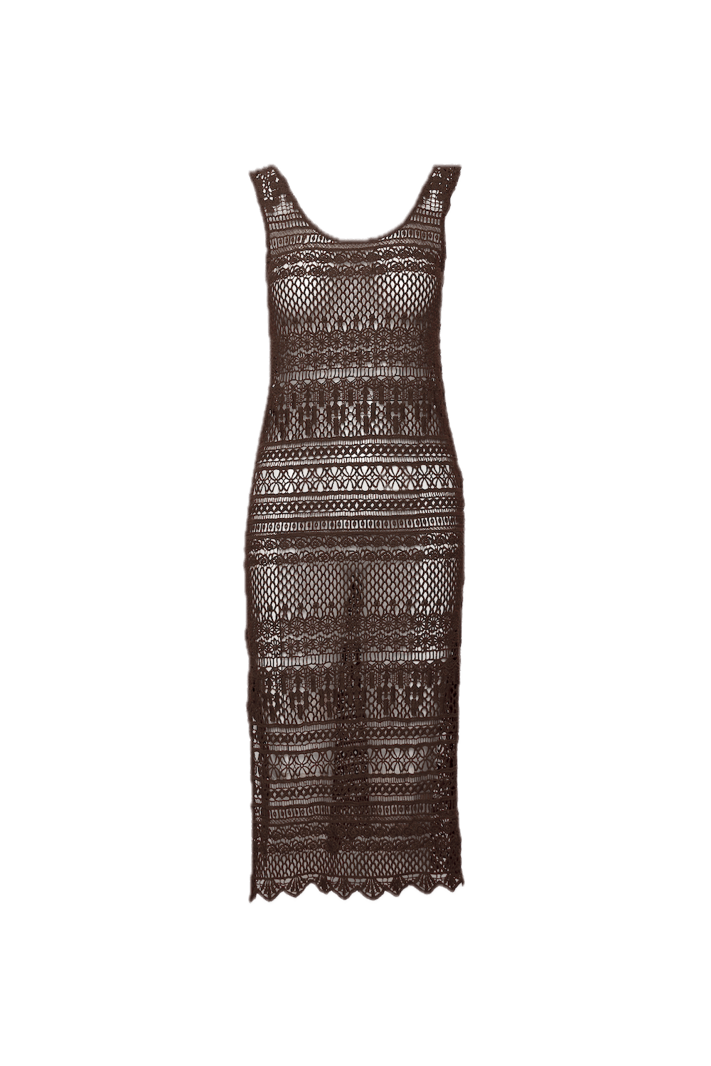 Saiph dunkelbraunes Kleid