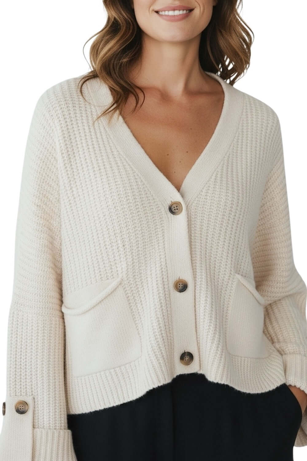 Saiph cream cardigan